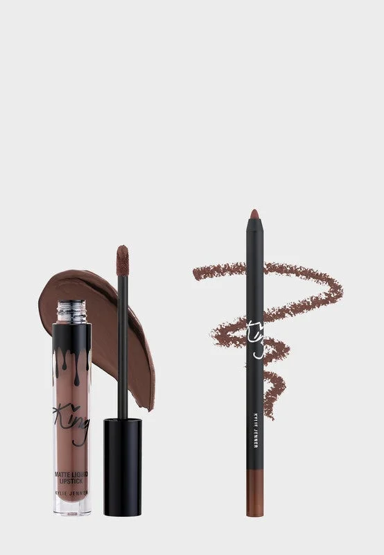 Kylie Cosmetics  King Kylie Collection 2-Piece Matte Lip Kit for Women | Best Price UAE